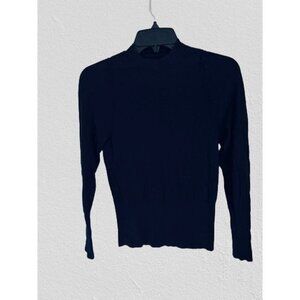 Rag&Bone Merino Wool Crewneck Knitted Sweater in Navy Blue Size XXSmall